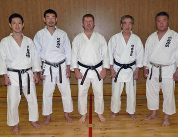 Sensei Chris Denny with Master Kanazawa
