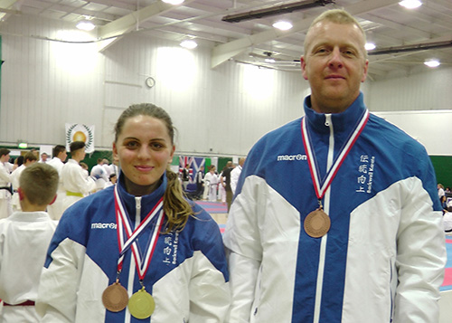 Nicole and Ian, Backwell's medallists