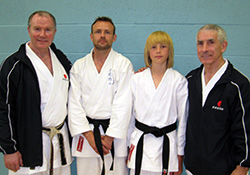 Jim and Aaron after passing their gradings