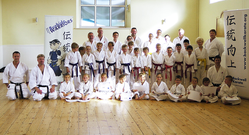 The Bushido Warriors with some of our other members