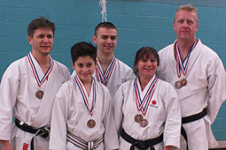 Photo of medallists