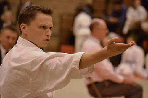 Shotokan Cup kata medallist, Tim Griffiths